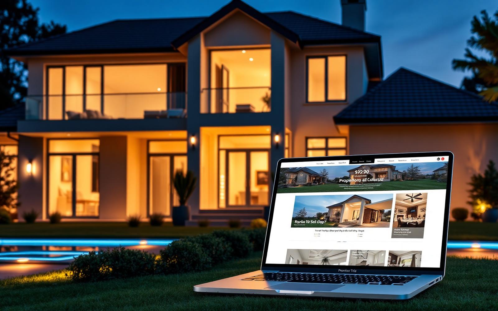 Real Estate Website — case study cover